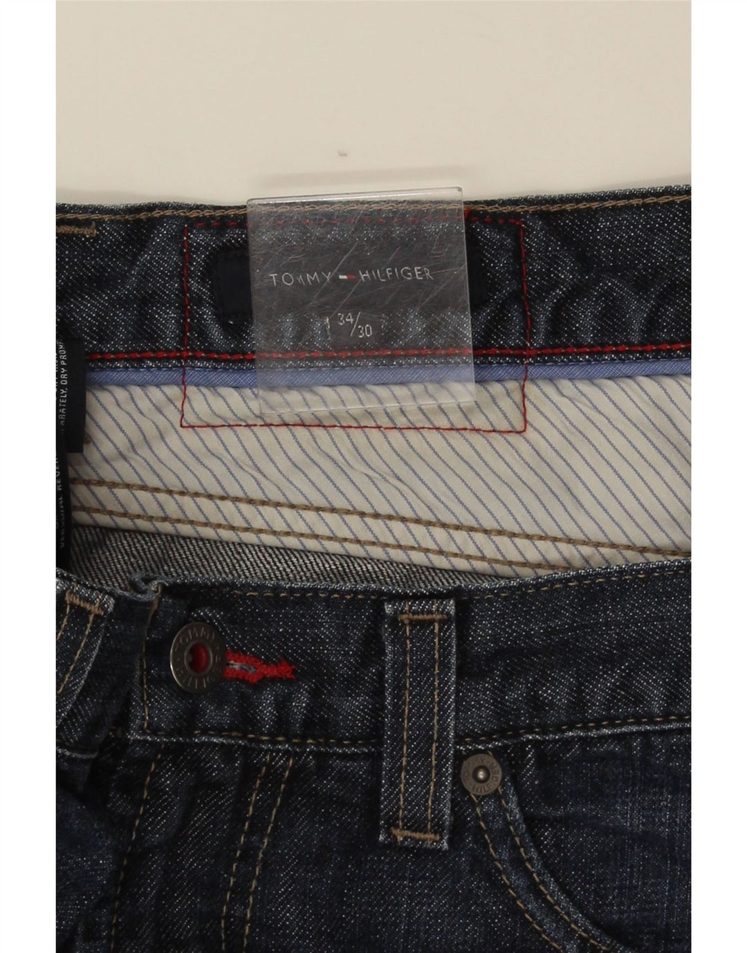 Jeans retos masculinos Tommy Hilfiger W34 L30 azul