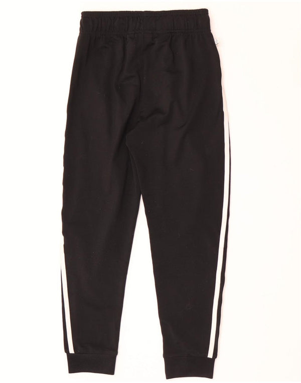 Adidas meninos calças de treino joggers 9-10 anos preto poliéster