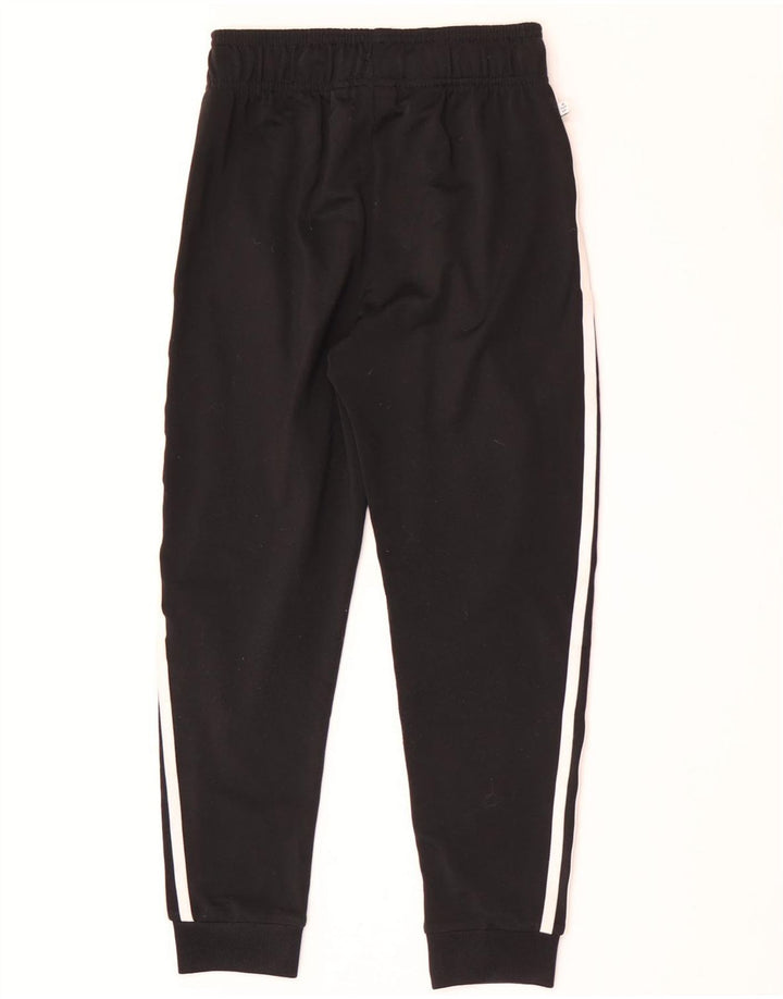 Adidas meninos calças de treino joggers 9-10 anos preto poliéster
