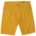 Shorts casuais masculinos Jack & Jones médio W32 algodão amarelo