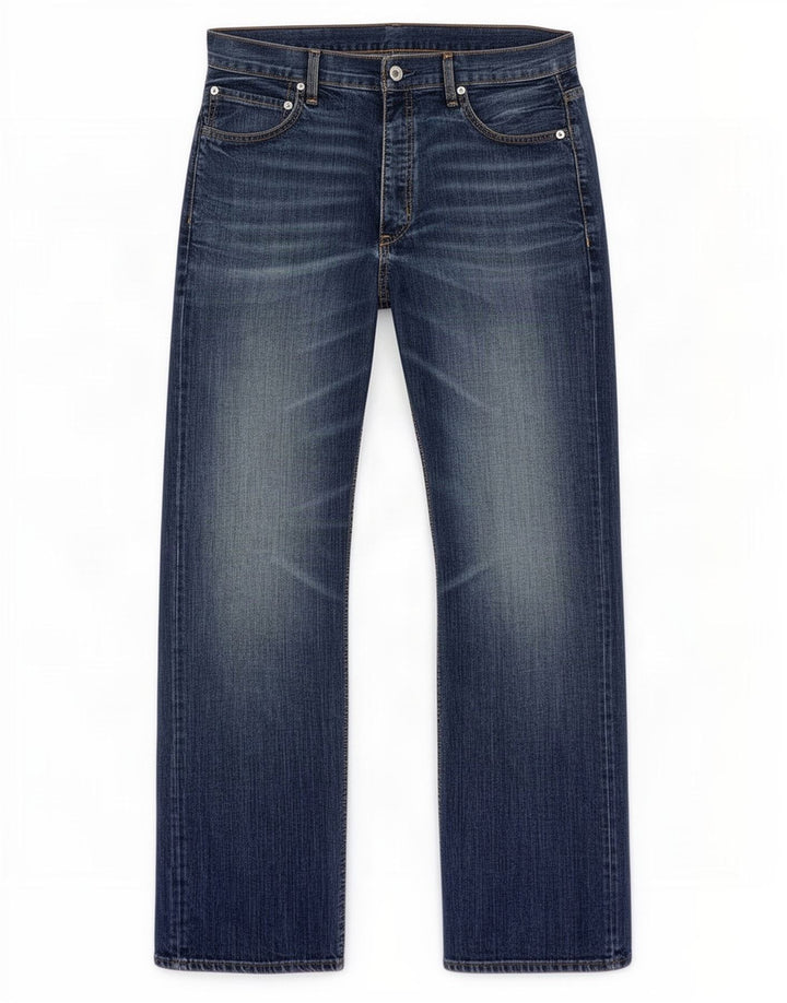 Levi's Masculino 758 Straight Jeans W34 L34 Azul Algodão