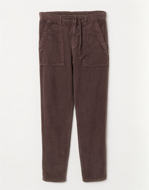 Calça masculina de veludo cotelê Zara XS W29 L27 algodão marrom