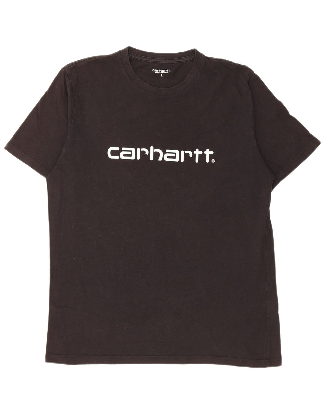 Camiseta gráfica masculina Carhartt grande algodão preto