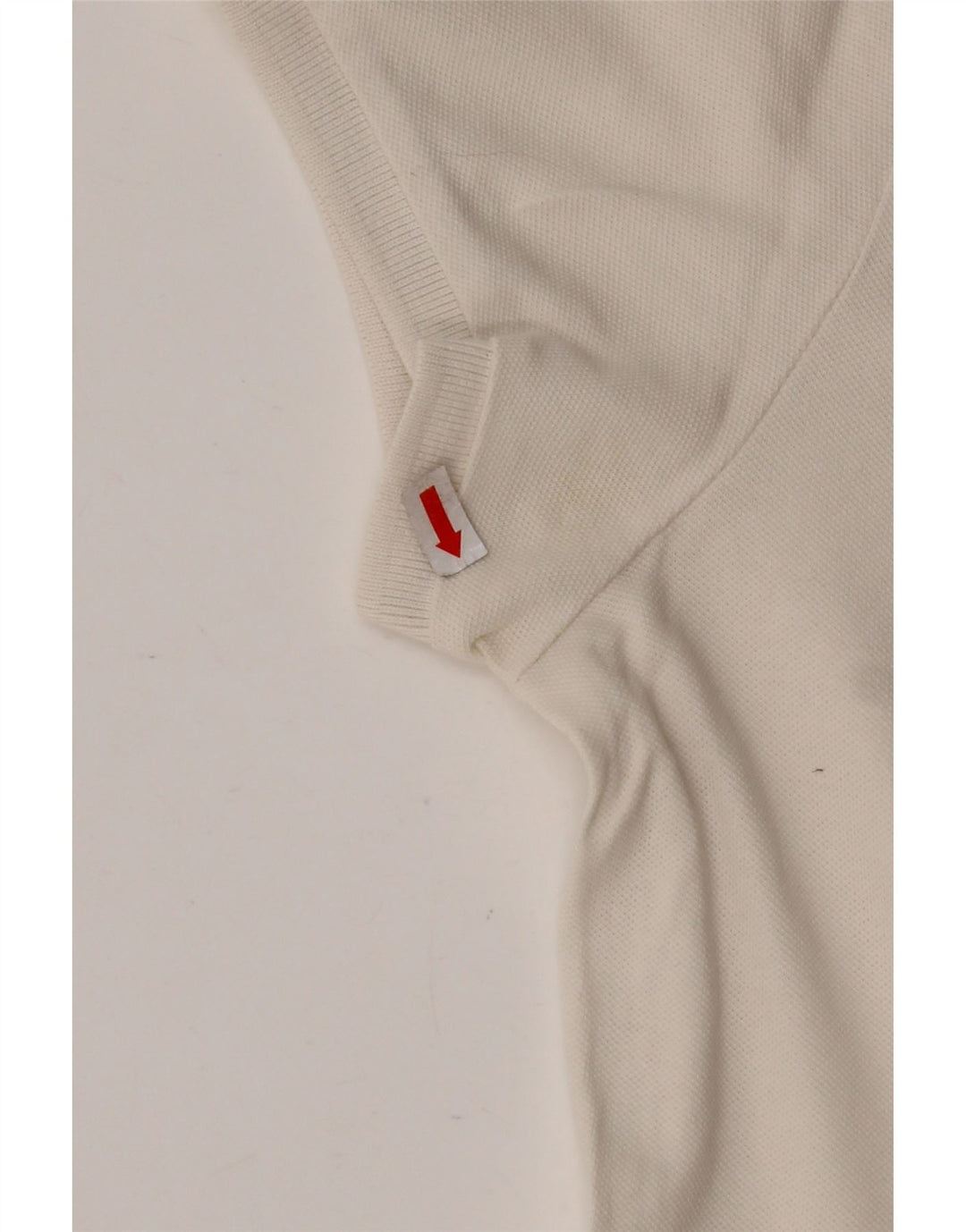 Camisa polo feminina TOMMY HILFIGER Reino Unido 12 médio algodão branco
