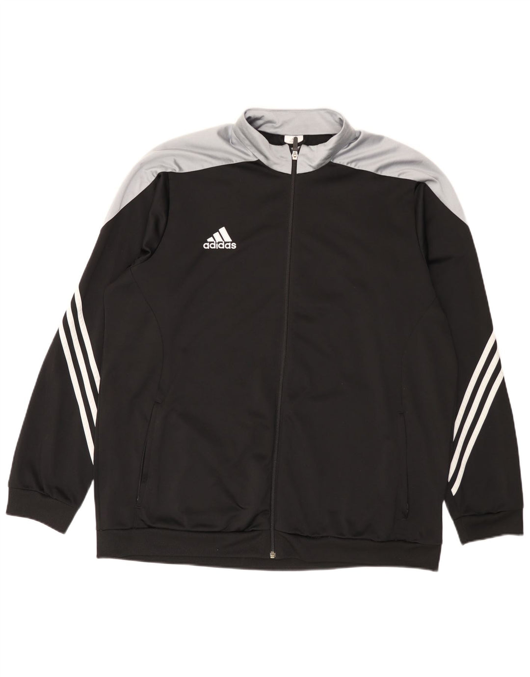 Adidas Mens Treino Top Jacket 2XL Preto Colourblock Poliéster
