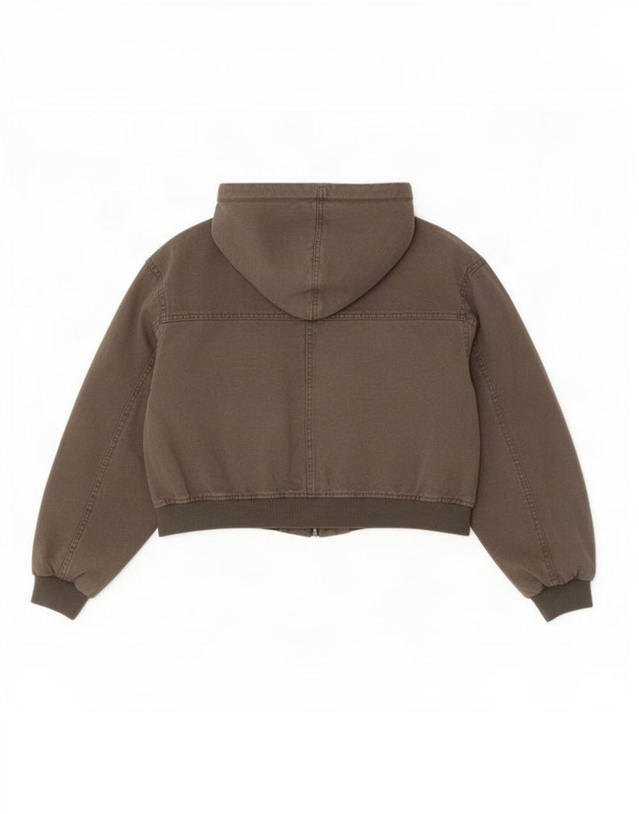 Jaqueta bomber feminina Pull & Bear Pacific Republic UK 14 médio cáqui