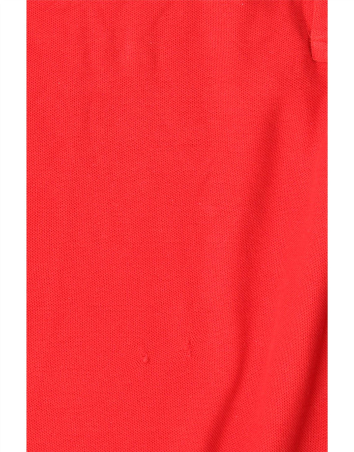 Camisa polo masculina Fila grande algodão vermelho