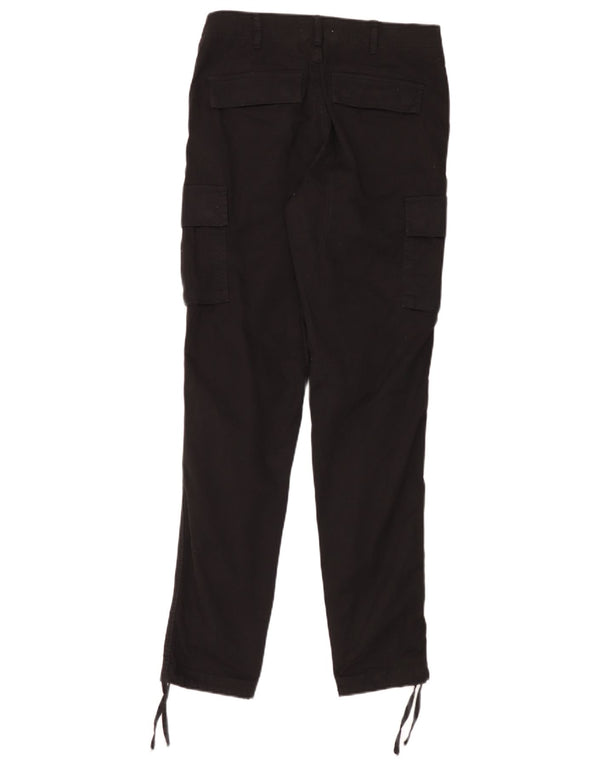 Calça cargo slim masculina Jack & Jones W28 L32 algodão preto