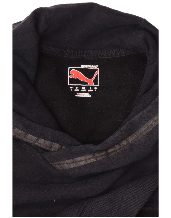PUMA Mens Hoodie Jumper Pequeno Preto