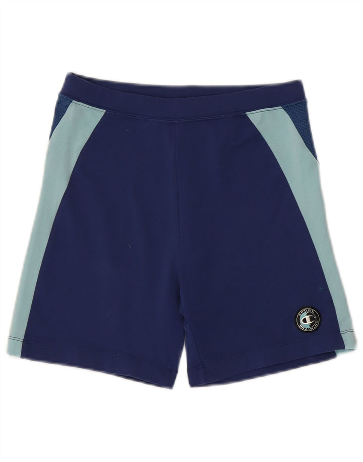 Shorts esportivos CHAMPION para meninos 11-12 anos grande azul marinho colorido em nylon