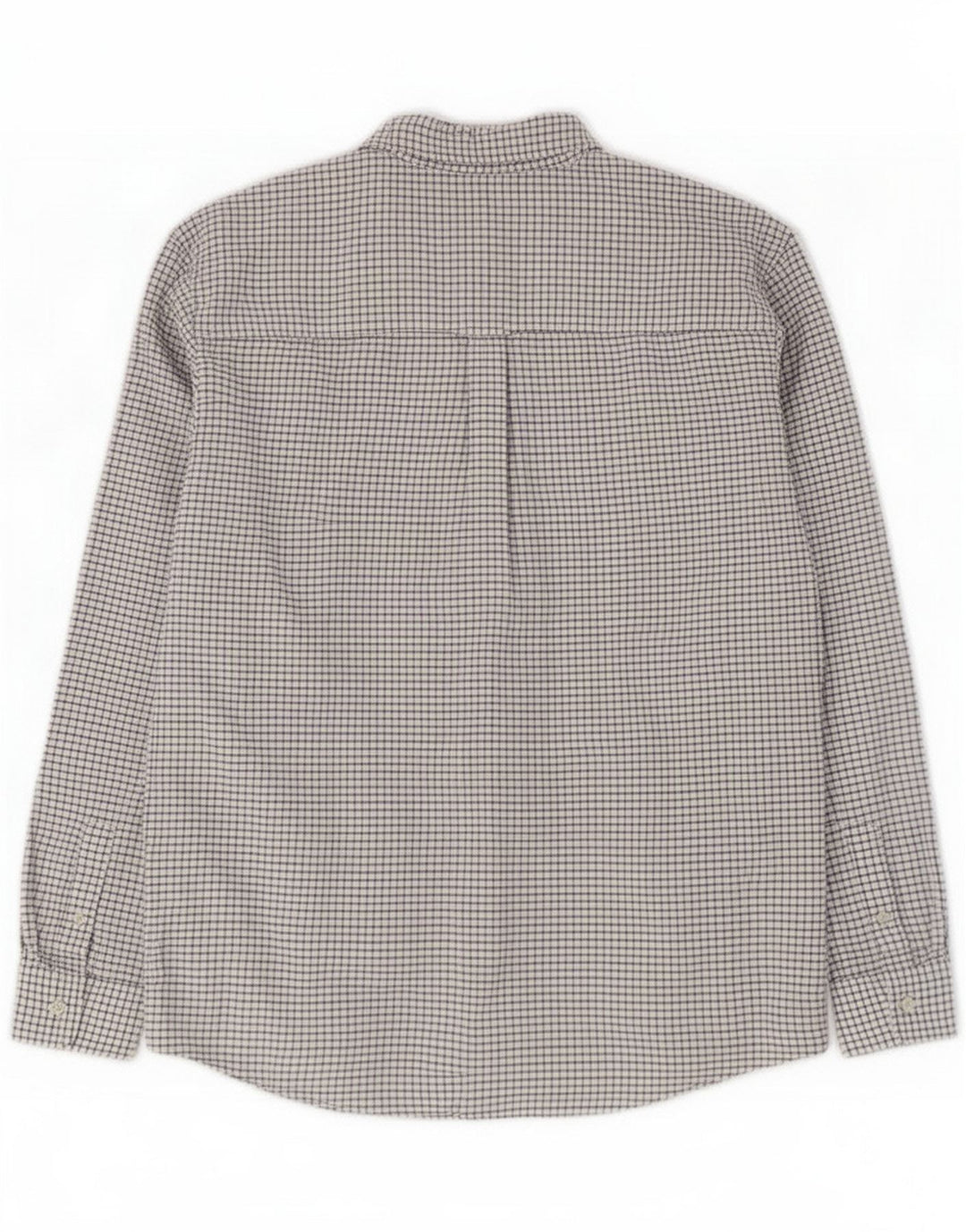 Chaps Camisa masculina 2XL algodão xadrez branco