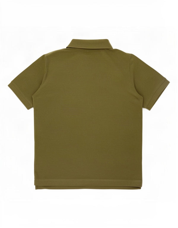 Camisa polo masculina Kappa de algodão cáqui médio