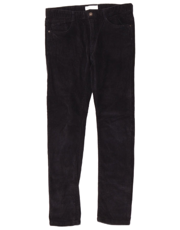 Calças de veludo Zara Boys Slim 13-14 anos W30 L29 pretas