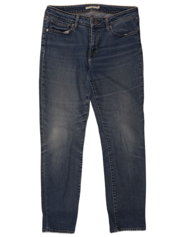 Calça jeans feminina LEVI'S 712 Slim W31 L28 azul algodão