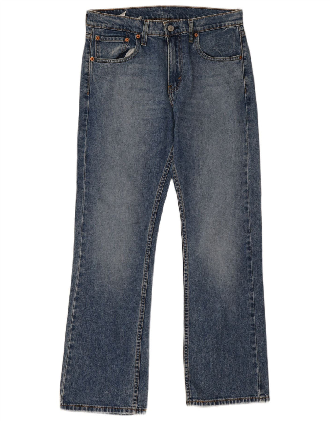 Calça jeans masculina Levi's 527 Slim Bootcut W32 L30 azul algodão