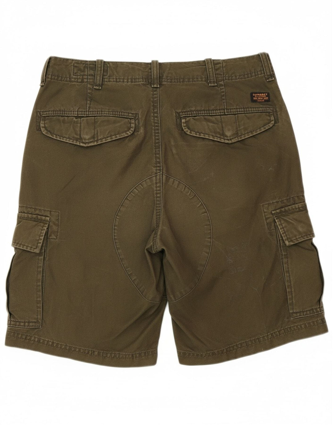 Shorts cargo masculino SUPERDRY W28 pequeno verde