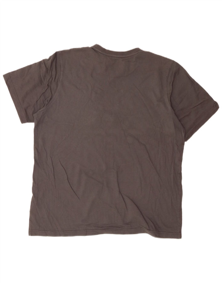 ADIDAS Mens Graphic T-Shirt Top XL Algodão Cinzento