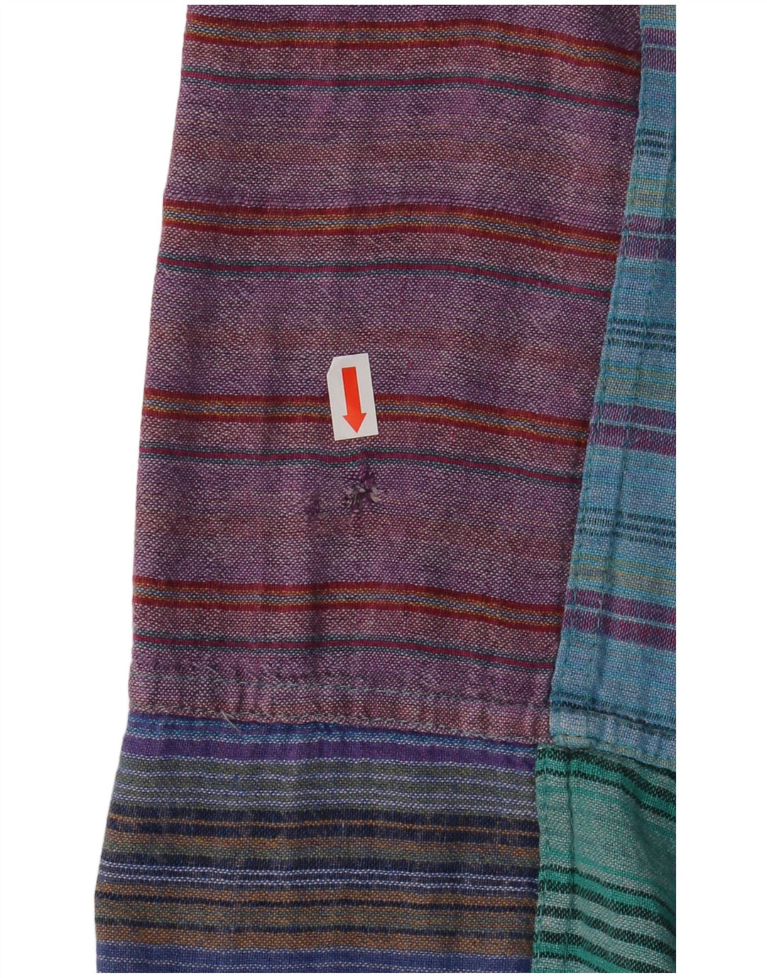 Calça Harém Feminina VINTAGE W30 L22 Patchwork Multicolorido