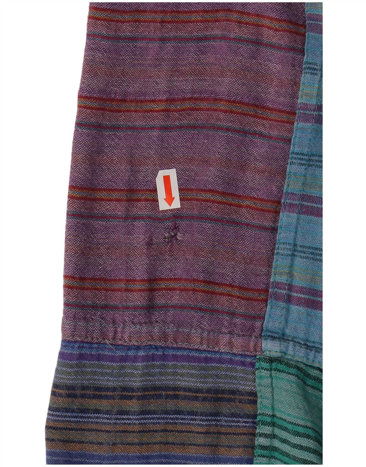 Calça Harém Feminina VINTAGE W30 L22 Patchwork Multicolorido