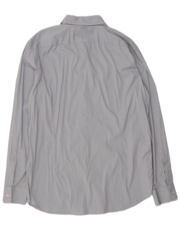 Camisa masculina HUGO BOSS XL cinza xadrez algodão