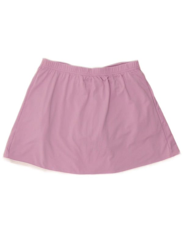 Saia de tênis feminina Ellesse UK 18 XL roxo colorblock poliéster