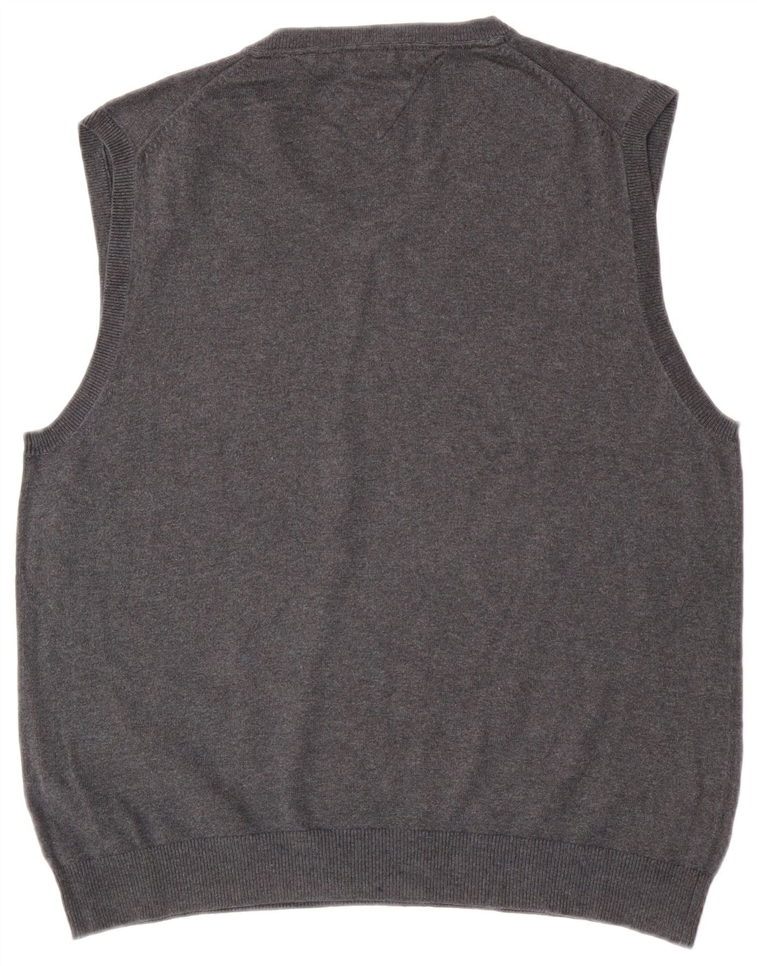 Tommy Hilfiger Mens Vest Tank Top Grande Algodão Cinza