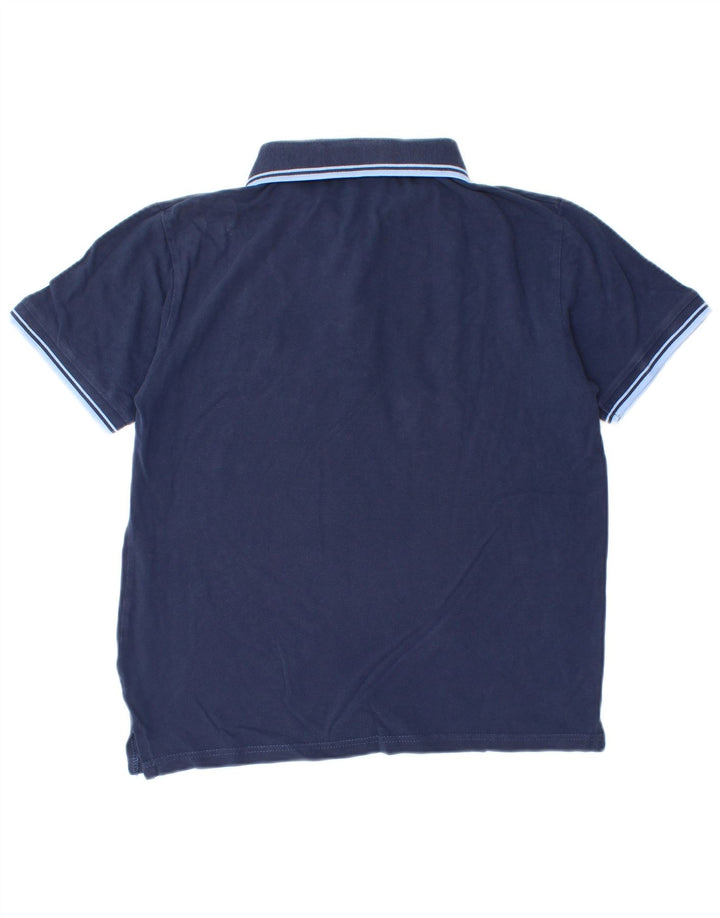 Camisa polo masculina Lotto média azul marinho listrada