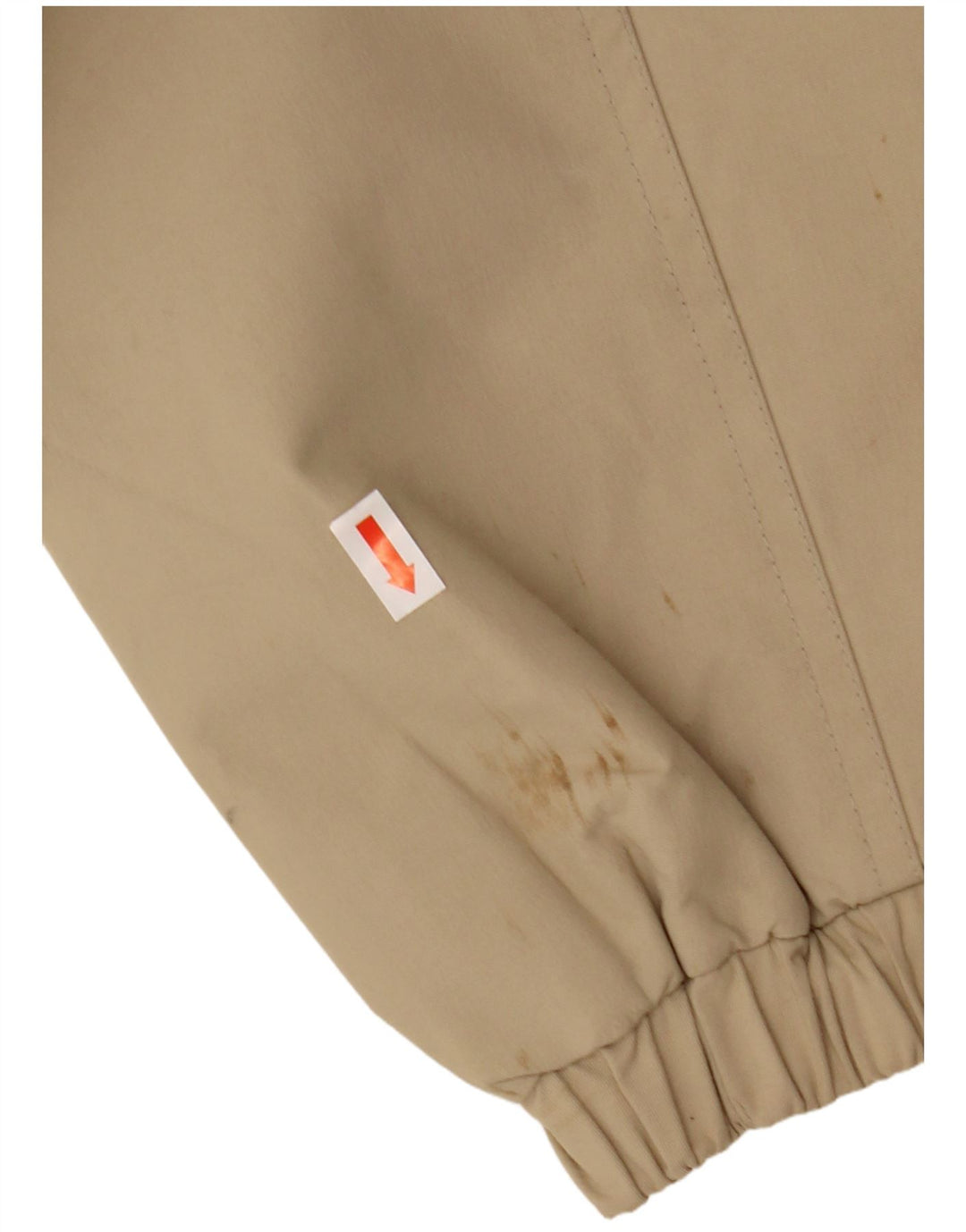 Jaqueta bomber masculina Asics UK 40 grande poliamida bege