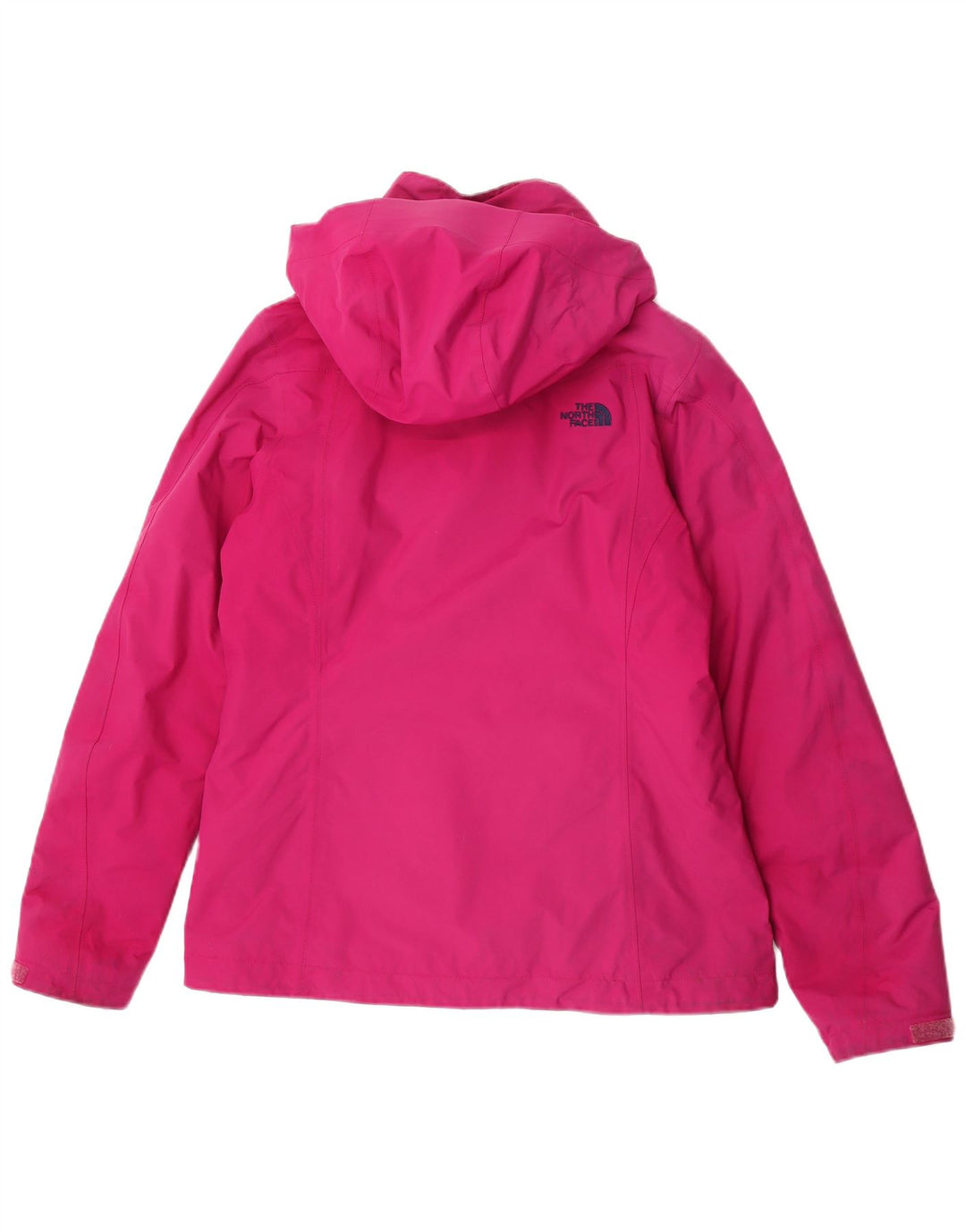 Jaqueta corta-vento feminina com capuz The North Face Reino Unido 14 poliéster rosa médio