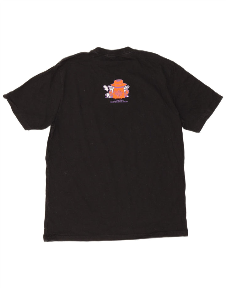 Camiseta gráfica masculina Carhartt Top médio preto