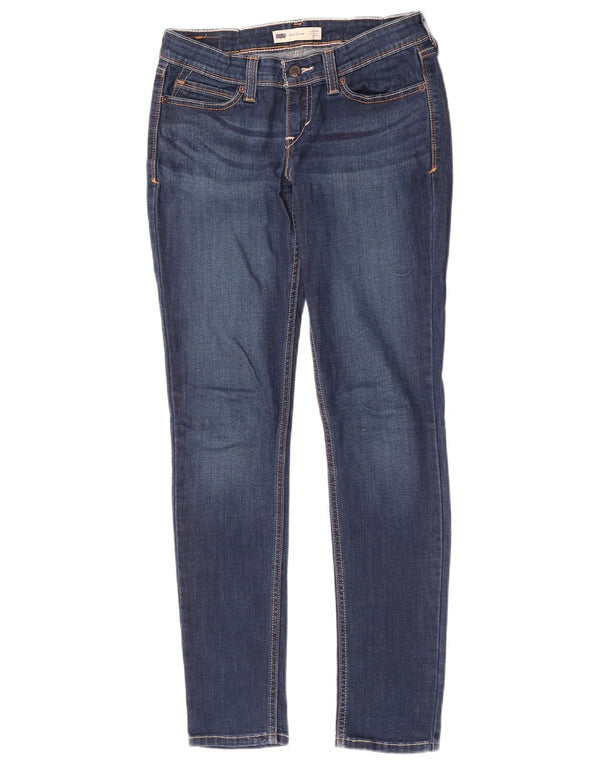 Calça jeans feminina Levi's Demi Curve cintura baixa W28 L31 azul