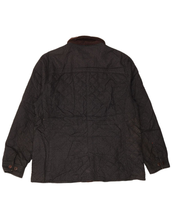 Jaqueta acolchoada masculina JOULES UK 44 2XL poliéster azul marinho