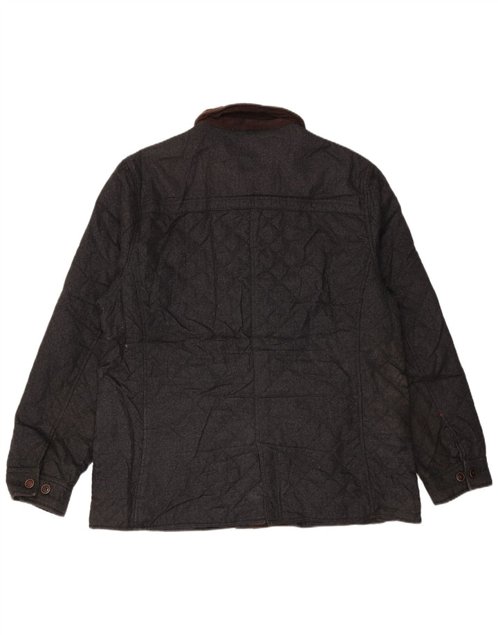 Jaqueta acolchoada masculina JOULES UK 44 2XL poliéster azul marinho