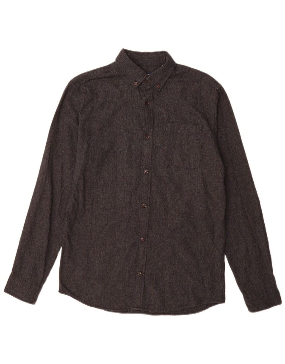 Camisa masculina de flanela JACK & JONES algodão cinza médio
