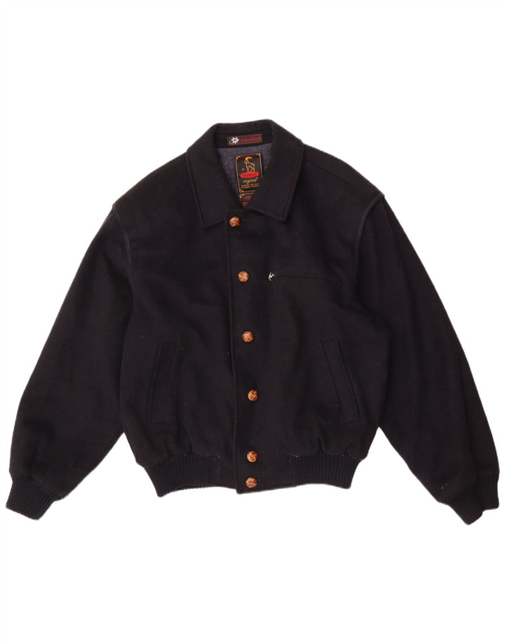 Jaqueta corta-vento masculina Steinbock Bomber UK 42 XL azul marinho
