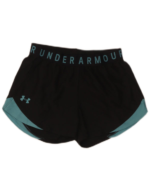 Shorts esportivo feminino Under Armour Heat Gear UK 6 XS preto colorblock
