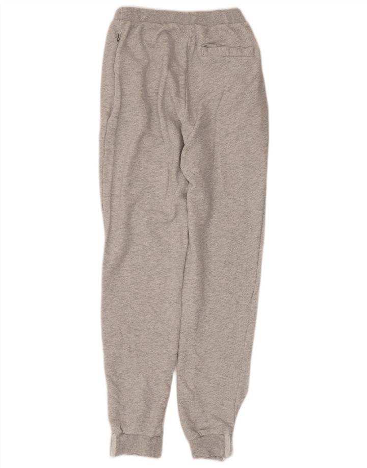 ADIDAS Calças de treino femininas Joggers UK 6 XS Cinza Flecked Cotton