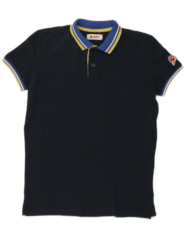 Camisa polo masculina INVICTA pequena algodão azul marinho