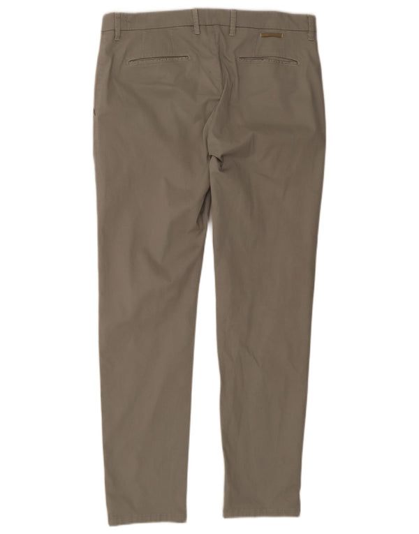 Calça Chino Masculina Slim SIVIGLIA W36 L32 Algodão Cinza