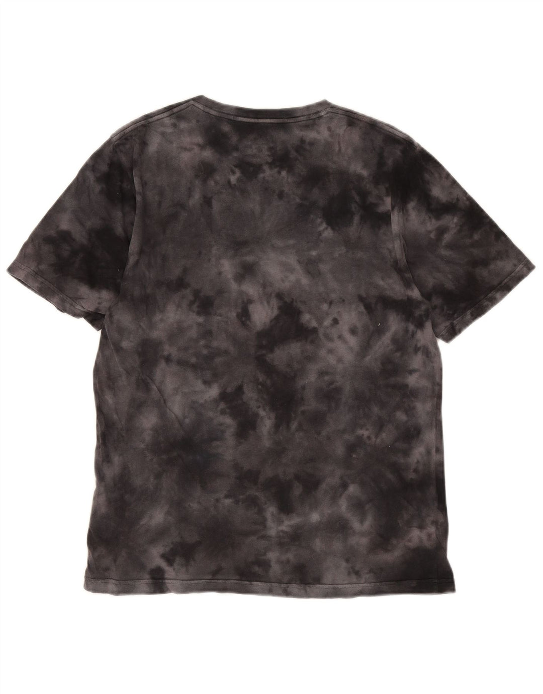 Camiseta gráfica masculina Hurley Top médio preto tie-dye algodão