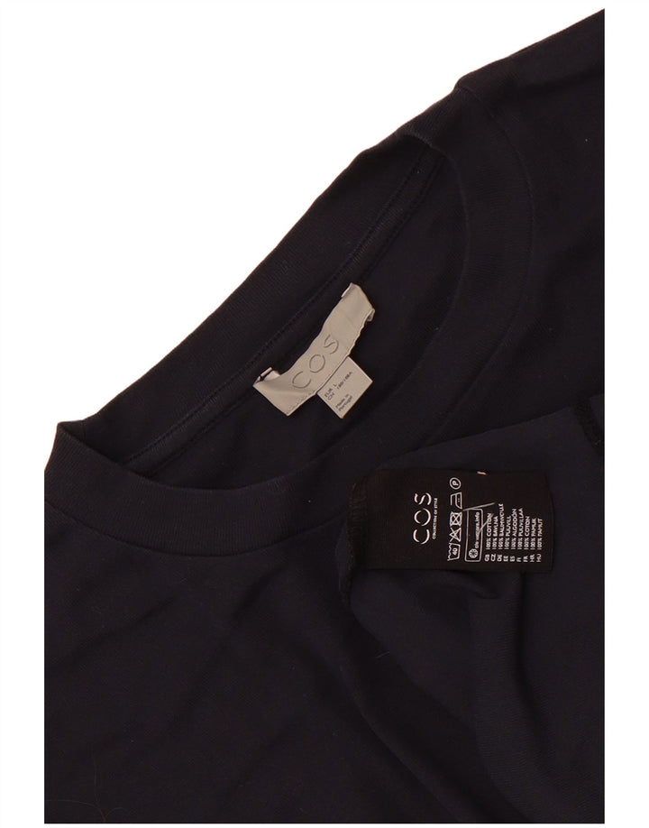 Cos Camiseta Masculina Top Grande Algodão Azul Marinho
