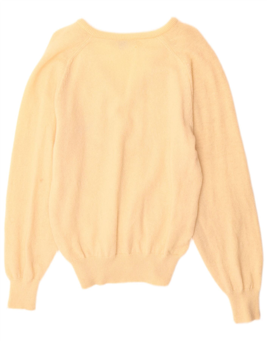 Suéter feminino Pringle com decote em V UE 36 pequeno bege