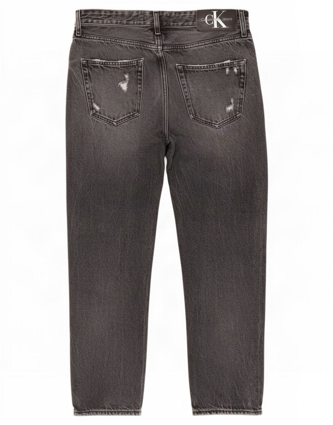 Calça Jeans Calvin Klein Masculina Distressed Slim W31 L27 Cinza