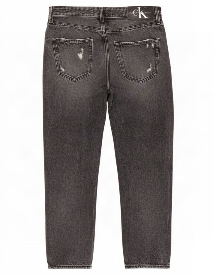 Calça Jeans Calvin Klein Masculina Distressed Slim W31 L27 Cinza