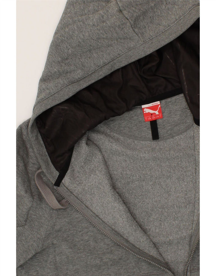 PUMA Mens Zip Hoodie Sweater Large Grey Cotton Vintage Puma and Second-Hand Puma from Messina Hembry 