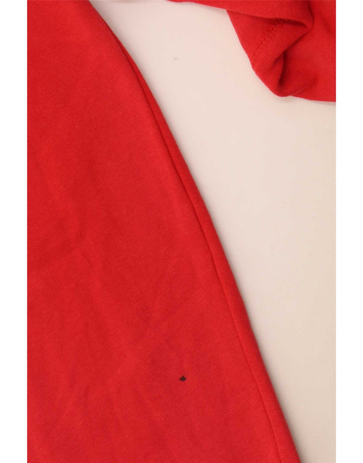 Champion masculino gráfico moletom jumper pequeno algodão vermelho