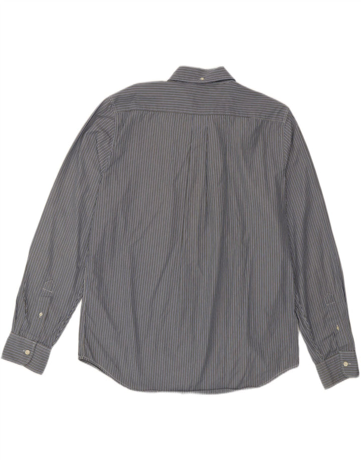 Camisa masculina Levi's Standard Fit grande listrada azul