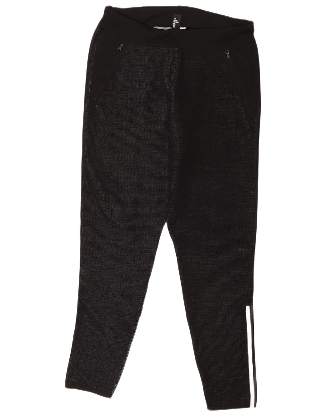 Calças de treino femininas Adidas UK 14 grandes pretas