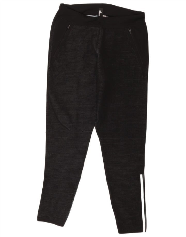 Calças de treino femininas Adidas UK 14 grandes pretas