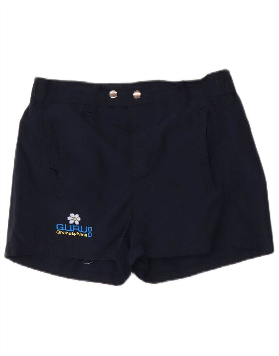 Shorts de natação feminino Guru UK 10 pequeno azul marinho